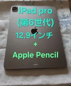 iPad Pro 12.9インチ(第6世代) +Apple Pencil