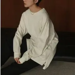 TODAYFUL【トゥデイフル】キナリ　ロングTシャツ　フリーサイズ　美品