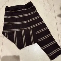 ベビー リブニット レギンス ボーダー柄　サイズ80のサムネイル