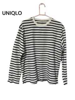UNIQLO 長袖Tシャツ　ロンT  ボーダー
