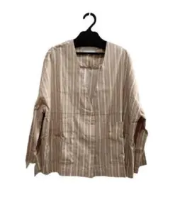 ナノベース　ジャケット　ベージュ　S　レディース　羽織　コート　春物