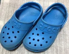 Crocs クロックス 青 サンダル 19cm