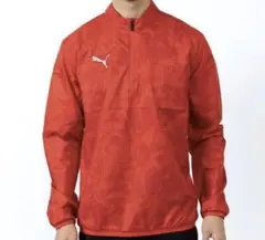 新品￥8,800プーマPUMA☆サッカー1/4 ジップ　ウインドピステ 【XXL
