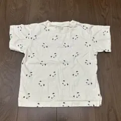 プティマイン　パンダTシャツ　110