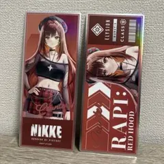 勝利の女神 NIKKE ラピ レッドフード イラストカード - メルカリ