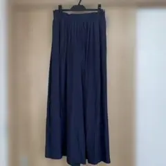 SHIPSのネイビー ワイドパンツ新品！