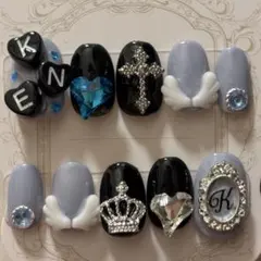 【現品】ネイルチップ にじさんじ 叶 推しネイル 痛ネイル 概念ネイル