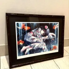 直筆サイン入り missile228 個展 複製原画 百合 直筆サイン入り missile228 個展 複製原画 百合 - メルカリ