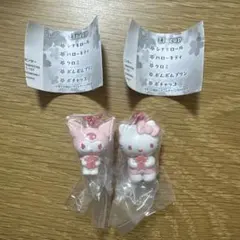 サンリオ　ワントーンマスコット桜　ハローキティ クロミ