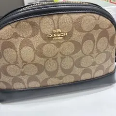 COACH ショルダーバッグ ベージュと黒