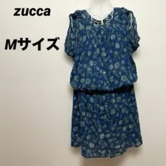 zucca 花柄ワンピース　ノースリーブワンピース 日本製　Mサイズのサムネイル
