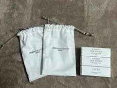 CHRISTIAN DIOR 香水セット 3本、巾着×2