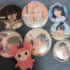 TWICE MOMO 缶バッチ7個セット