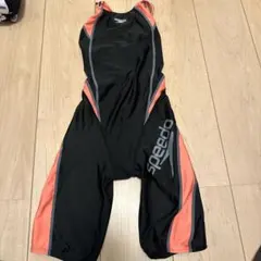 speedo スピードスポーツ用水着 黒・オレンジ