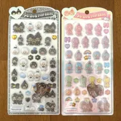 うるちゅるポップシール　もんちっち　2種セット