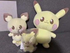 ポケピース ピカチュウ&ピチューぬいぐるみ