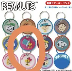 PEANUTS 刺繍シアーキーリング ウッドストック 2種セット