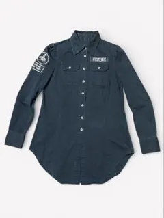 【 HYSTERIC GLAMOUR 】ワッペン シャツワンピース