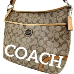 コーチ シグネチャー ショルダー ハンド バッグ PVC 2way 19822
