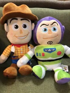 トイストーリー　ウッディ　バズ　ぬいぐるみ