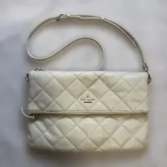 kate spade キルティング風 ショルダーバッグ
