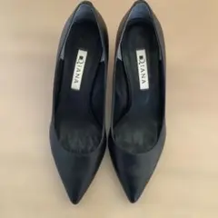 DIANA 黒パンプス革靴　ヒール