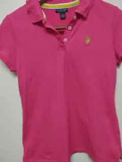 US PORO ASSN ユーエス　ポロ　アッセン　ポロシャツ　ピンク　即決!