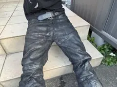 ワックス加工 フレアデニム y2k swag opium drip swag - メルカリ
