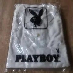 未開封 PLAYBOY 半袖ポロシャツ L 白のサムネイル