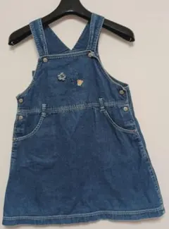 familiarファミリア　デニム　ジャンバースカート120リアちゃん