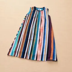 paul smith ポールスミス ストライプ ノースリーブワンピースのサムネイル
