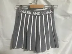 MARK&LONA ニットスカート 36 グレー ウール GOLF OR DIE