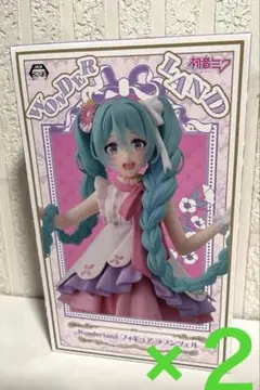 【新品未開封】初音ミク Wonderland フィギュア ラプンツェル　２個