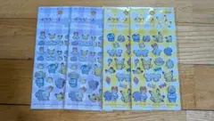 セリア　ポケピース　2柄　の　4枚セット