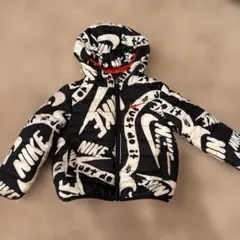 NIKE キッズジャケット フード付き 黒・白