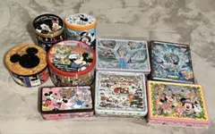 ディズニーキャラクター 空き缶 9個セット