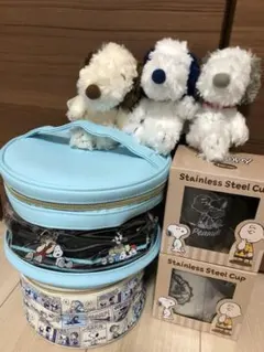 スヌーピー  ステンレスタンブラー　バニティポーチ