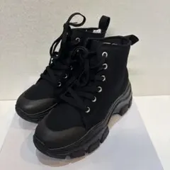 OLIVE des OLIVE ハイカットスニーカー ブラックLのサムネイル