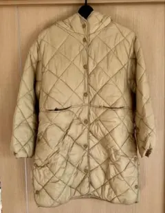 ZARA ベージュ キルティング ダウンコート 152cm