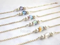 6color＊チェコビーズブレスレット