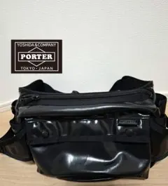【美品】PORTER JAM ポーター ウエストバッグ ボディバッグ ブラック
