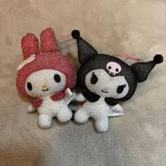 マイメロディ・クロミ ラメぬいぐるみ セット