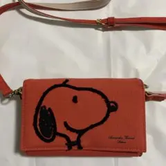 サマンサタバサ スヌーピー　コラボ　ショルダー財布