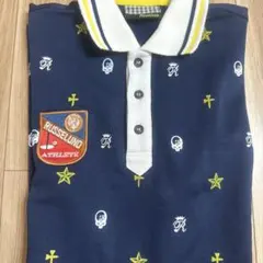 RUSSELUNO ストライプポロシャツ L Russeluno ポロシャツ ストライプ チェーン柄 - メルカリ