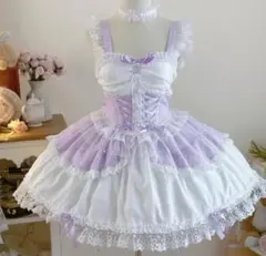 ロリータ JSK ワンピース ゴスロリ 森ガール ゴシック風 お姫様 可愛い