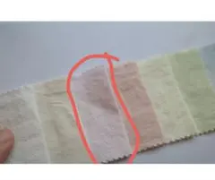 はぎれ　ドール服用生地　60ローン　ワッシャー加工コットン　無地　薄ピンク