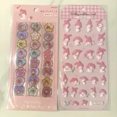 マイメロディ　おはじきシール　ミルキーメロウシール　サンリオ　国内正規品