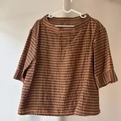 SIMPLE Life L.I.Bストライプ柄 半袖トップス　シャツ M