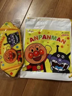 アンパンマン 保冷バッグ　ビニール巾着袋 セット