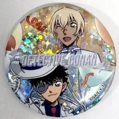 安室&怪盗キッド　スパークル缶バッジ　バルーン　クラックス　京まふ2025